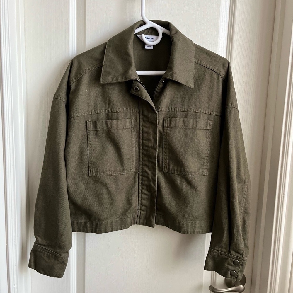 Old Navy Utility Jacket in Olive